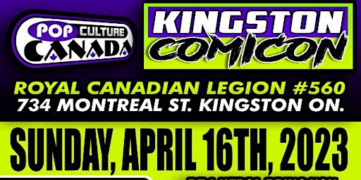 Kingston ComiCon April 16th 2023  :  Comic Con
