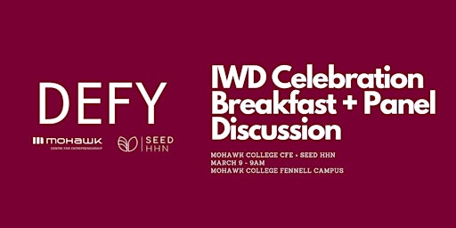DEFY IWD Celebration with Panel Discussion