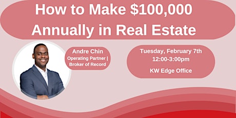 How to make $100,000 Annually in Real Estate