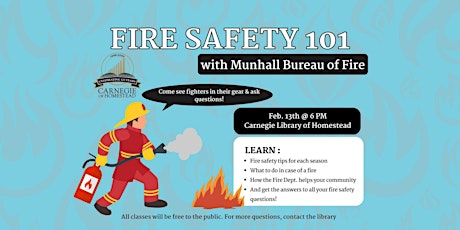 Fire Safety 101 w/ Munhall Fire Bureau