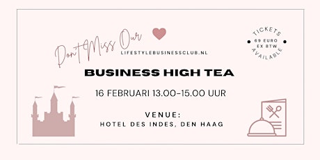 High Tea @ Hotel Des Indes Den Haag