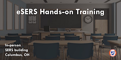 March 27  -  eSERS Hands-On Training primary image
