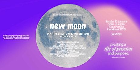 New Moon Manifestation & Intention Workshop primary image