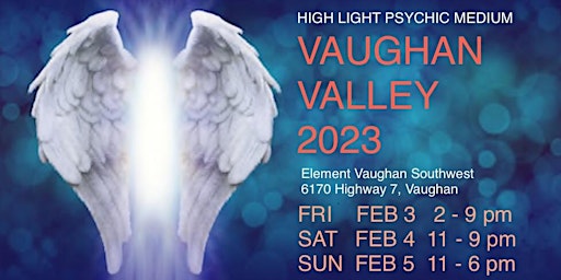 Vaughan Valley Psychic Medium Fair
