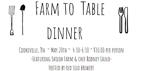 Farm to Table Dinner:Featuring Shiloh Farm and Chef Rodney Laulo primary image