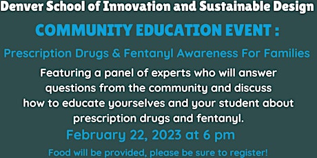 Prescription drugs & Fentanyl Awareness Night For Families