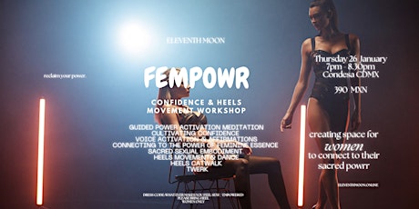 FEMPOWR - Confidence & Heels Movement Workshop (Women Only) primary image