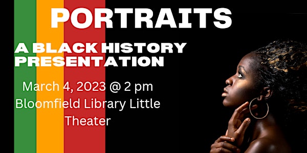 Portraits A Black History Presentation
