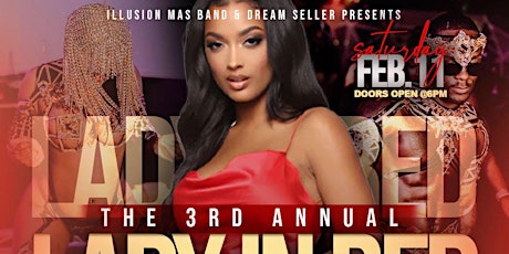 The 3rd Annual Lady in Red Day Party: Trinidad & Tobago Carnival Send Off