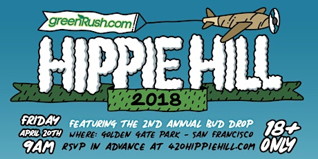 The 2nd Annual 420 Bud Drop at Hippie Hill 2018 primary image