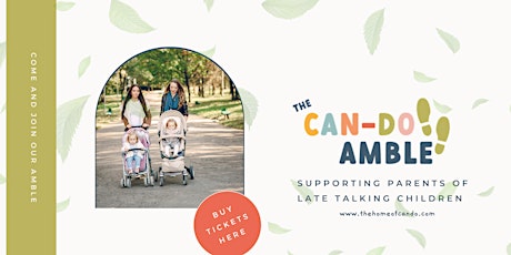 The Can-Do Walk and Talk  ONLINE - for parents of late talkers