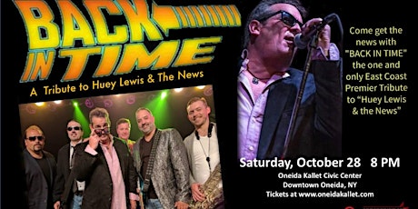 Back In Time - A Tribute To Huey Lewis & The News