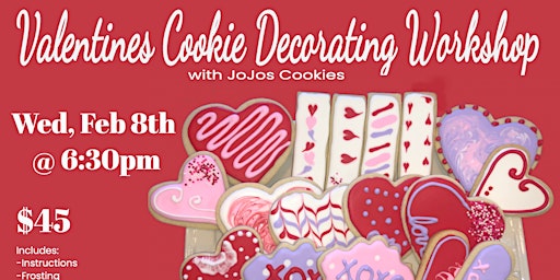 Valentines Cookie Decorating Workshop