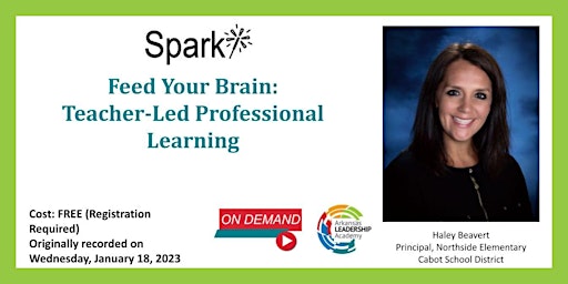Primaire afbeelding van Spark! Feed Your Brain: Teacher-led Professional Learning - On Demand