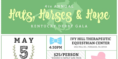 Kentucky Derby Gala at Ivy Hill Therapeutic Equestrian Center primary image