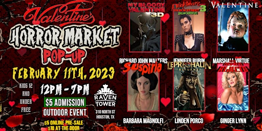 A Valentine's Horror Market Pop Up  - February 11th, 2023