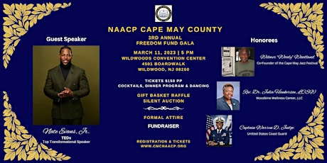 NAACP CAPE MAY COUNTY ANNUAL FREEDOM FUND GALA
