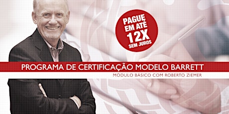 Imagem principal do evento Programa de Certificação Modelo Barrett (Módulo Básico) - São Paulo
