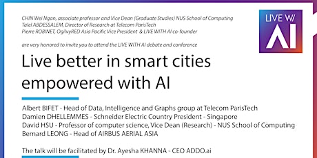 Live better in Smart Cities empowered with AI primary image
