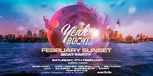 Yeah Buoy - February Sunset - Boat Party