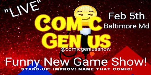Be a part of a LIVE taping for a New Comedy Game Show!