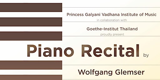 Piano Recital by  Wolfgang Glemser