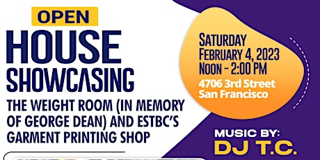 Open House Event | ESTBC  Garment Printing Shop, 3rd Street, SF