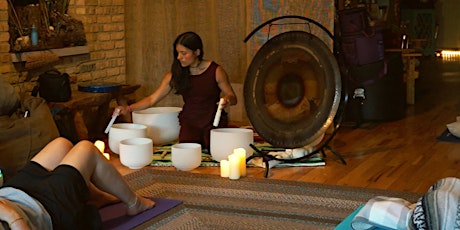 Guided Sound Meditation for Relaxation with Crystal Singing Bowls and Gong