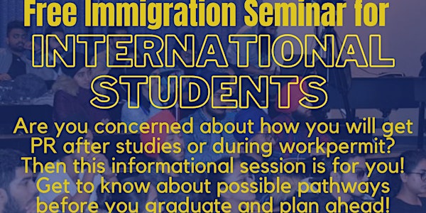 Free Immigration Seminar for international students