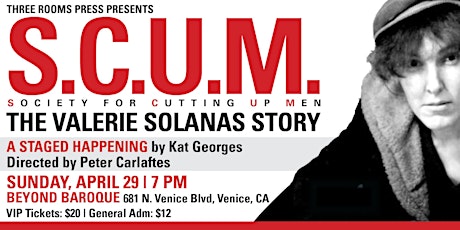 SCUM: The Valerie Solanas Story--LA Premiere primary image