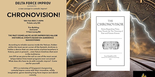 Delta Force Improv presents CHRONOVISION!