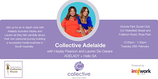 Join us for our Collective Adelaide Event - Tuesday 28th Feb