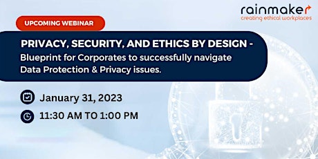 Blueprint for Corporates to successfully navigate Data Protection & Privacy