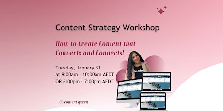 How to Create Content that Coverts and Connects: Content Strategy Workshop