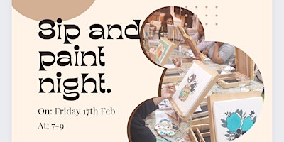 Sip And Paint Wellbeing Workshop