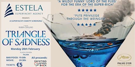 ESTELA Superyacht Charity Movie Night: Triangle of Sadness
