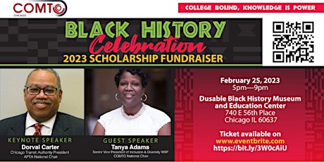 2023 COMTO Chicago Black History Celebration   Scholarship Fundraiser