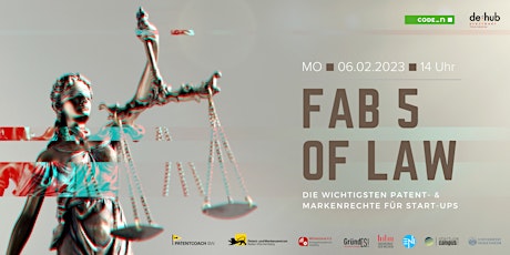 Fab 5 of Law - Die wichtigsten Patent- und Markenrechte für Start-ups