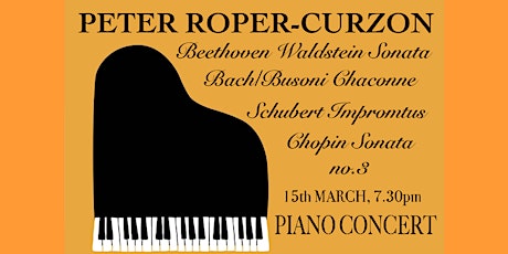 Piano Recital, Peter Roper-Curzon