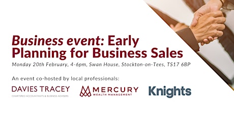 Early Planning for Business Sales primary image