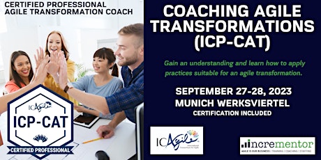 Agile Coach Certification (incl. ICP-CAT Certification)