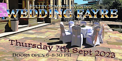 Alfreton Hall Summer open evening snd wedding fayre