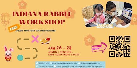 Indiana Rabbit CNY Scratch Workshop primary image