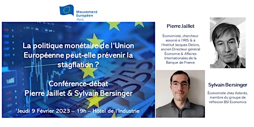 Conférence-Débat : Politique Monétaire de l'Union Européenne & Stagflation