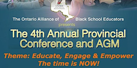 ONABSE 2018 Provincial Conference: "Educate, Engage & Empower: The Time is NOW!" primary image