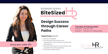 BiteSizedHR Webinar: Design Success through Career Paths