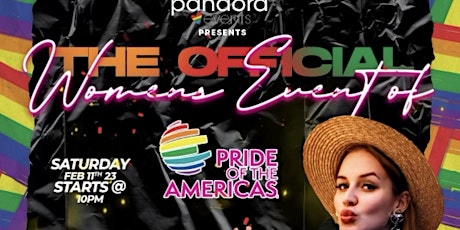 Pandora Events - The official women's event for Pride of the Americas
