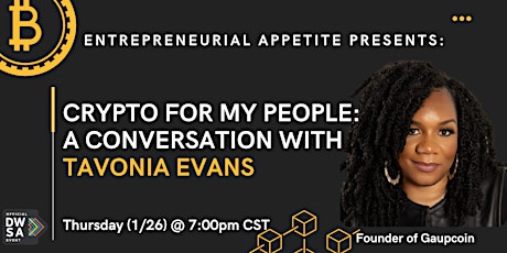 Crypto for My People: A Conversation with Tavonia Evans