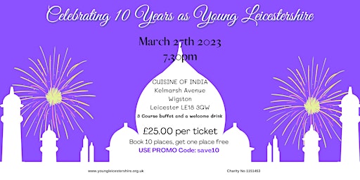Young Leicestershire's 10th Anniversary Celebration