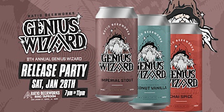 2023 Genius Wizard Barrel-Aged Imperial Stout Launch Party
